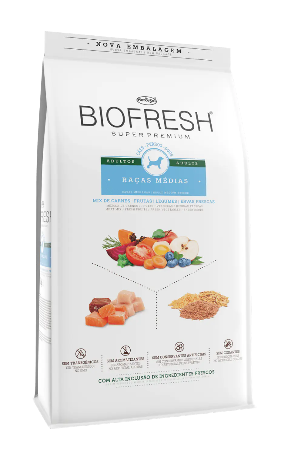 BIOFRESH SP PERROS ADULTO RAZ MED 3 KG 1