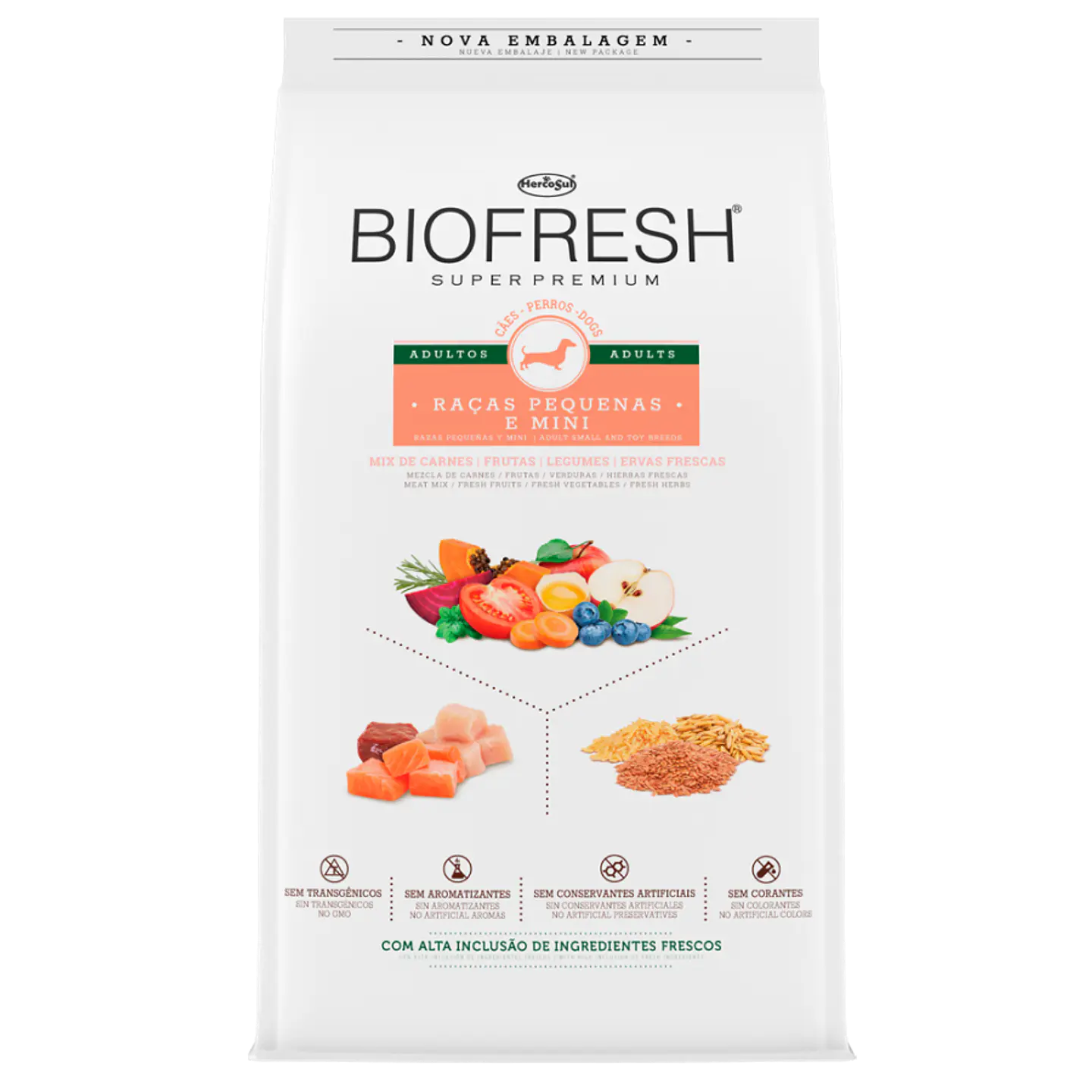 BIOFRESH SP PERROS ADULTO RAZ PEQ/MIN 3 KG 1