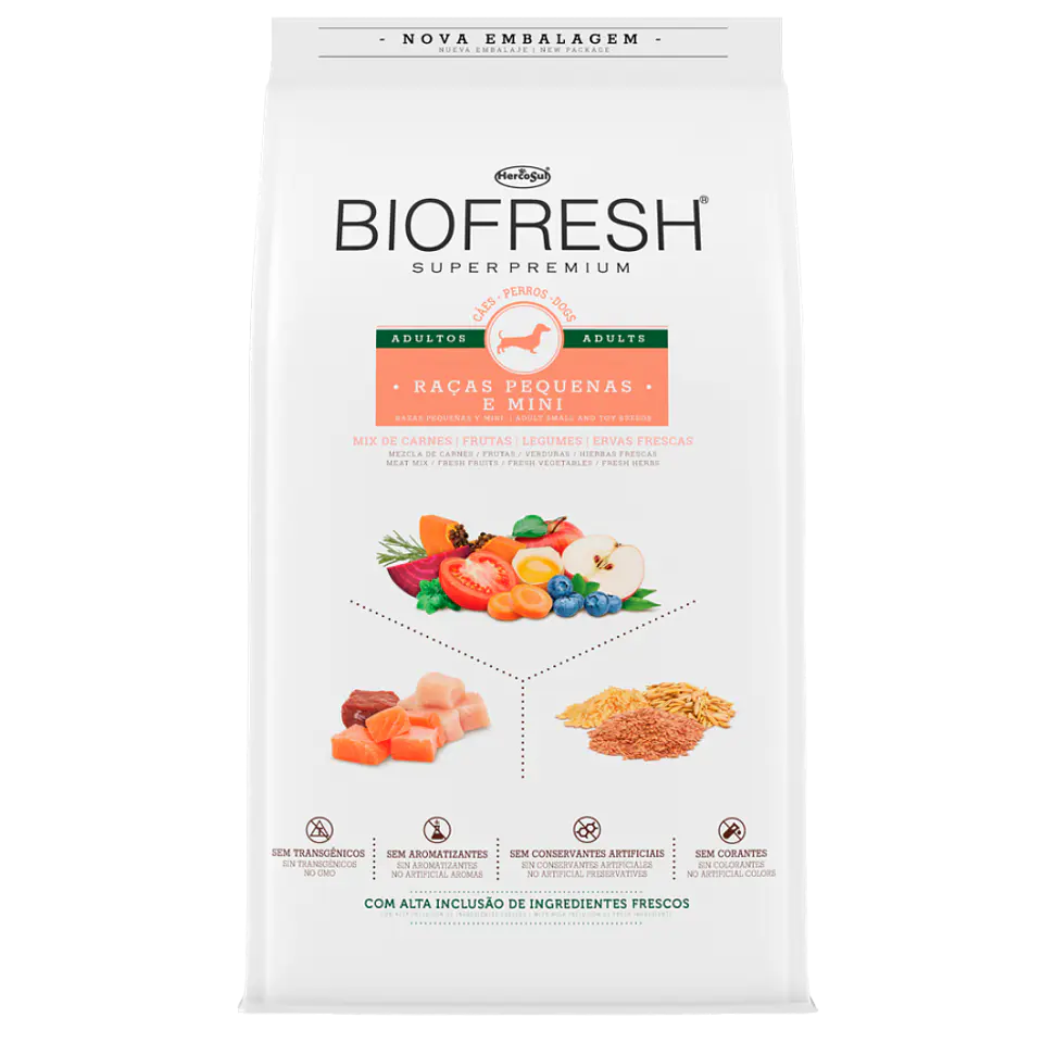 BIOFRESH SP PERROS ADULTO RAZ PEQ/MIN 3 KG 1