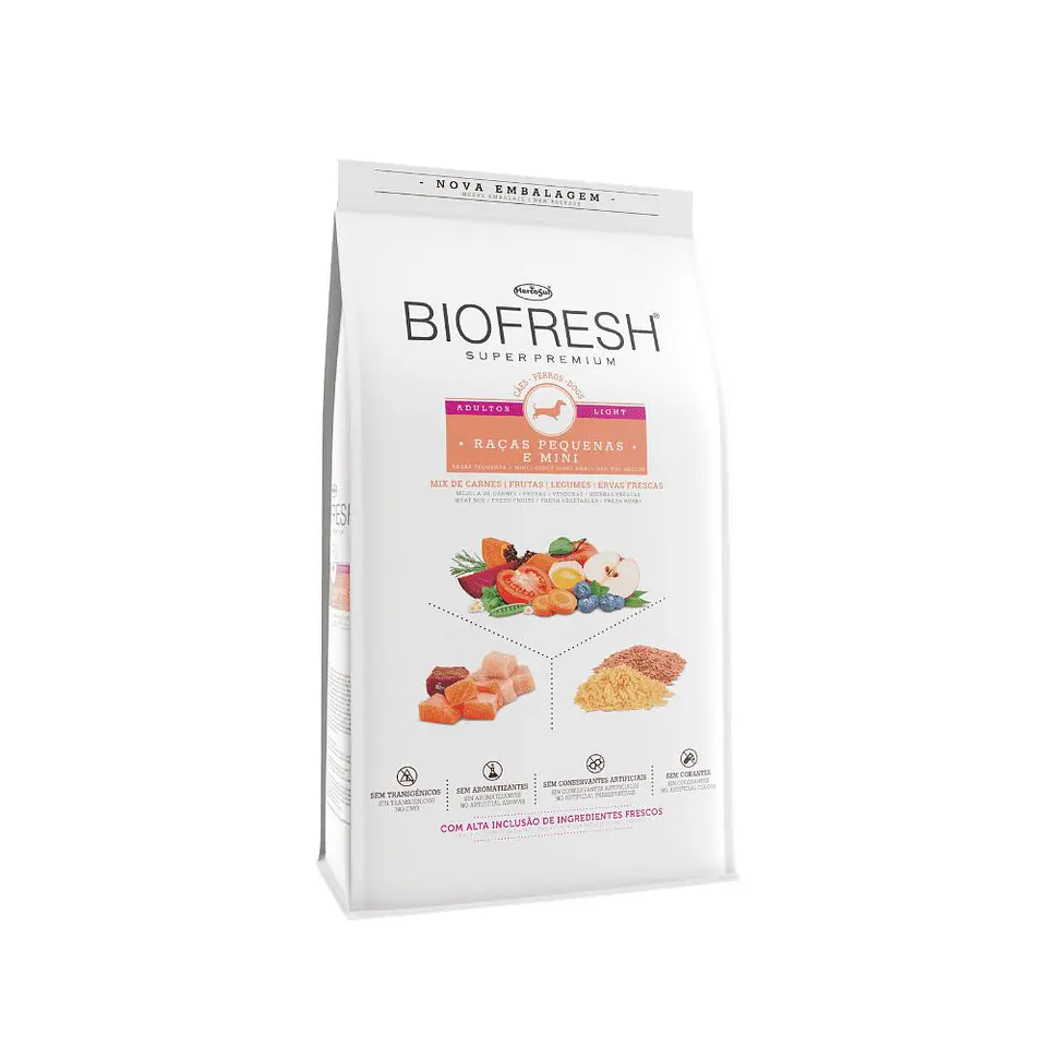 BIOFRESH SP PERROS ADULTO RAZ PEQ/MIN LIGHT 3 KG 1