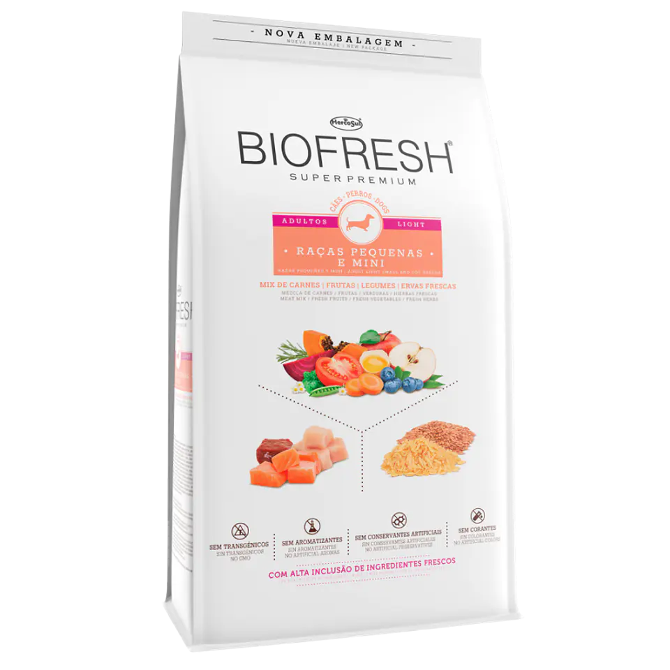BIOFRESH SP PERROS ADULTO RAZ PEQ/MIN LIGHT 10,1 KG  1