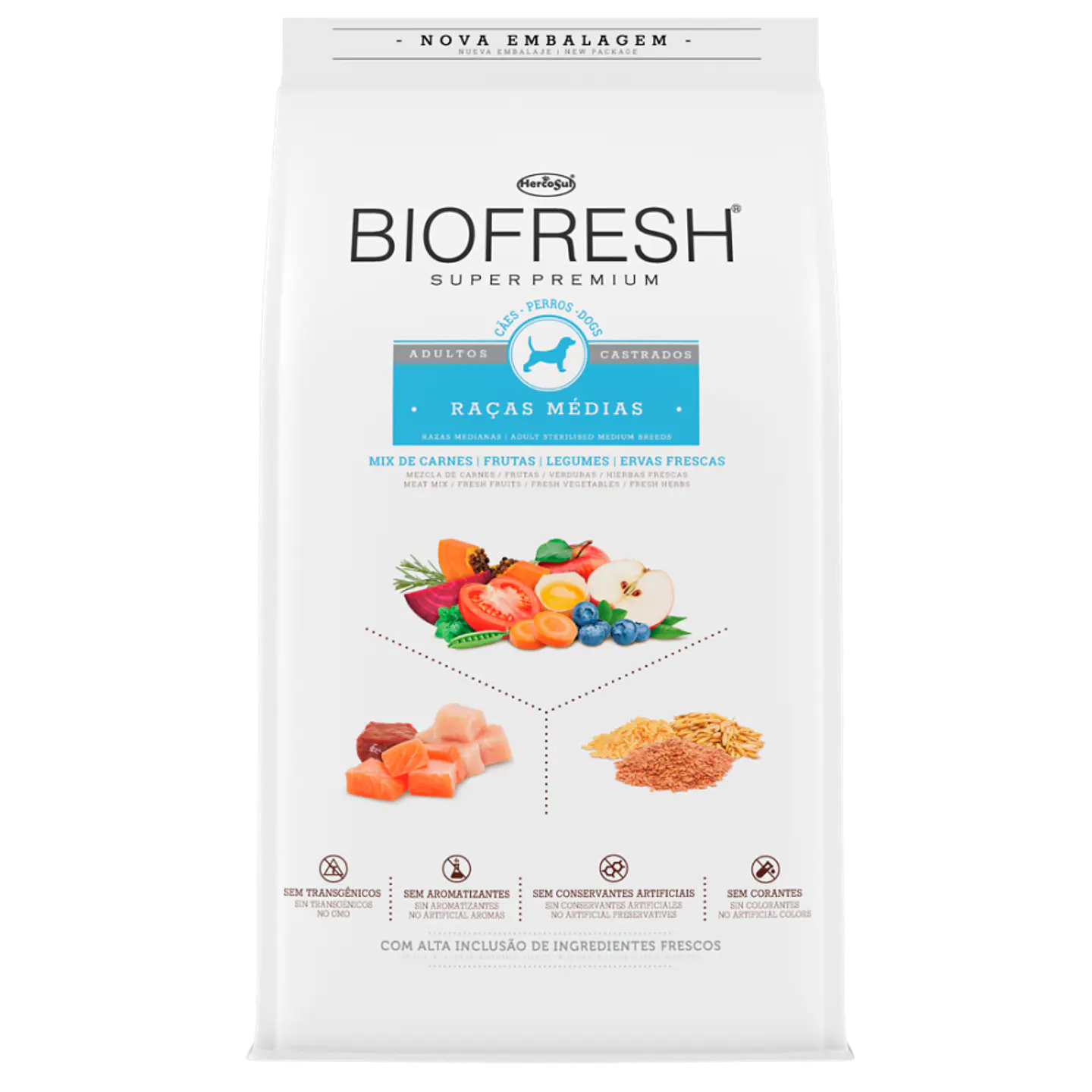 BIOFRESH SP PERROS ADULTO RAZ PEQ/MIN CASTRADO 3 KG 1
