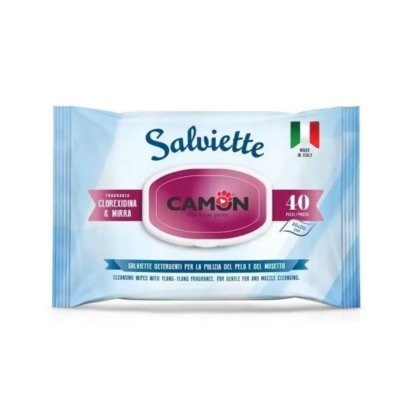CAMON TOALLITAS HUMEDAS CLOREXIDINA & MIRRA 1