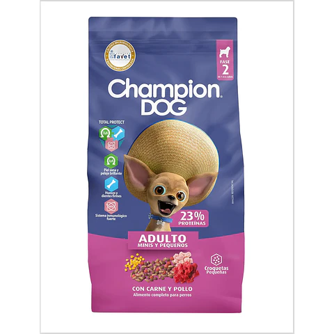 CHAMPION DOG ADULTO RAZA PEQUEÑA 18 KG