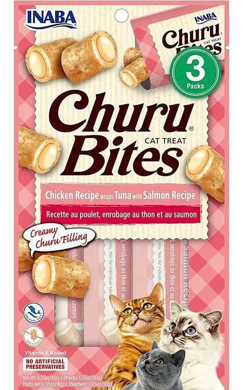 CHURU BITES WRAPS CAT 10 GR 3 UNIDADES