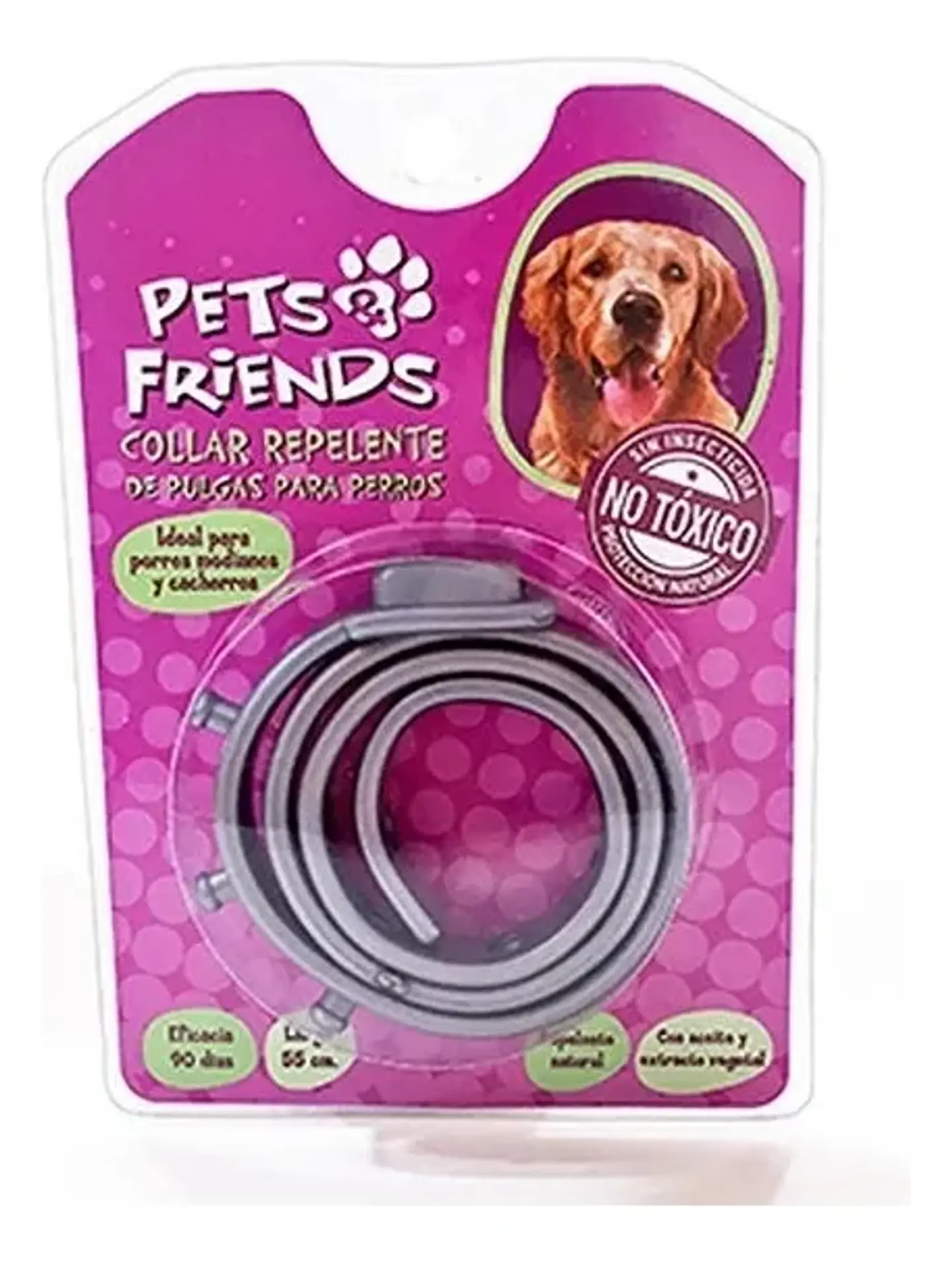 COLLAR REPELENTE DE PULGAS PERRO PETS FRIENDS  1