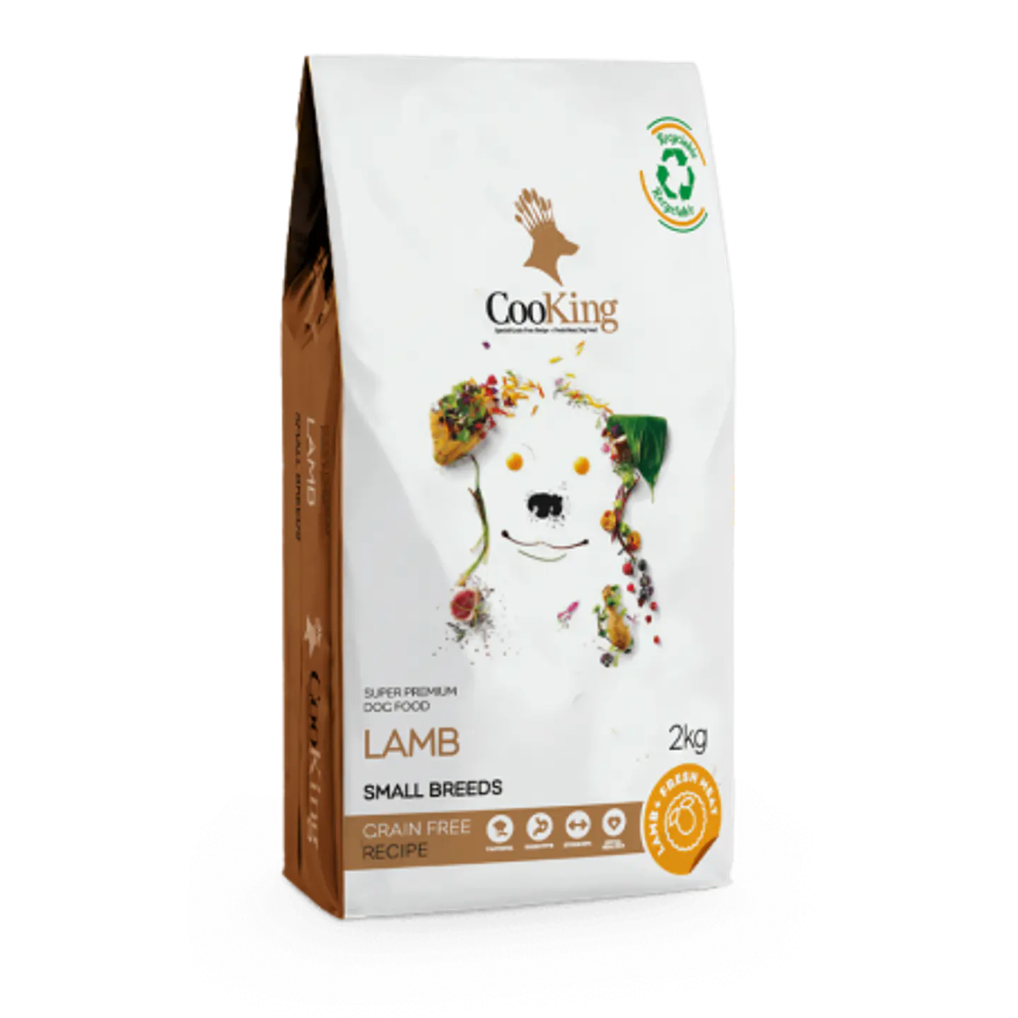 COOKING DOG ADULTO SMALL BREEDS LAMB 2 KG 1