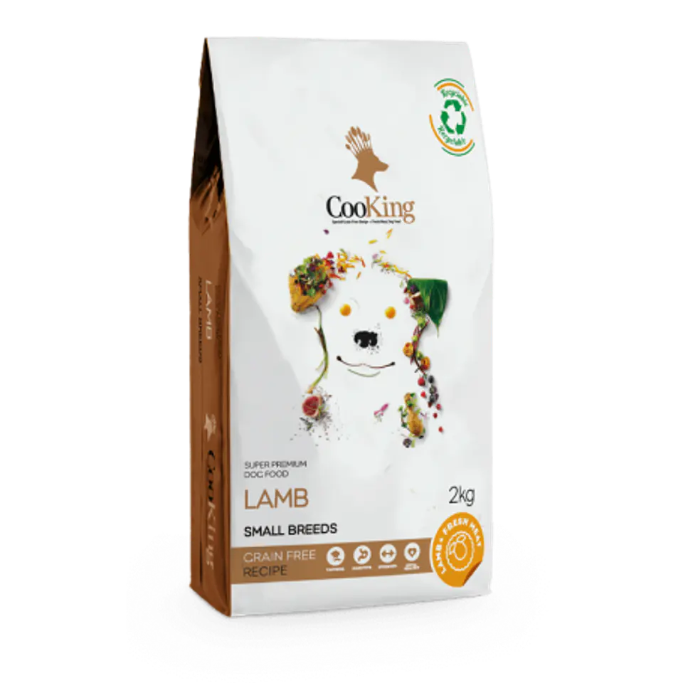 COOKING DOG ADULTO SMALL BREEDS LAMB 2 KG 1