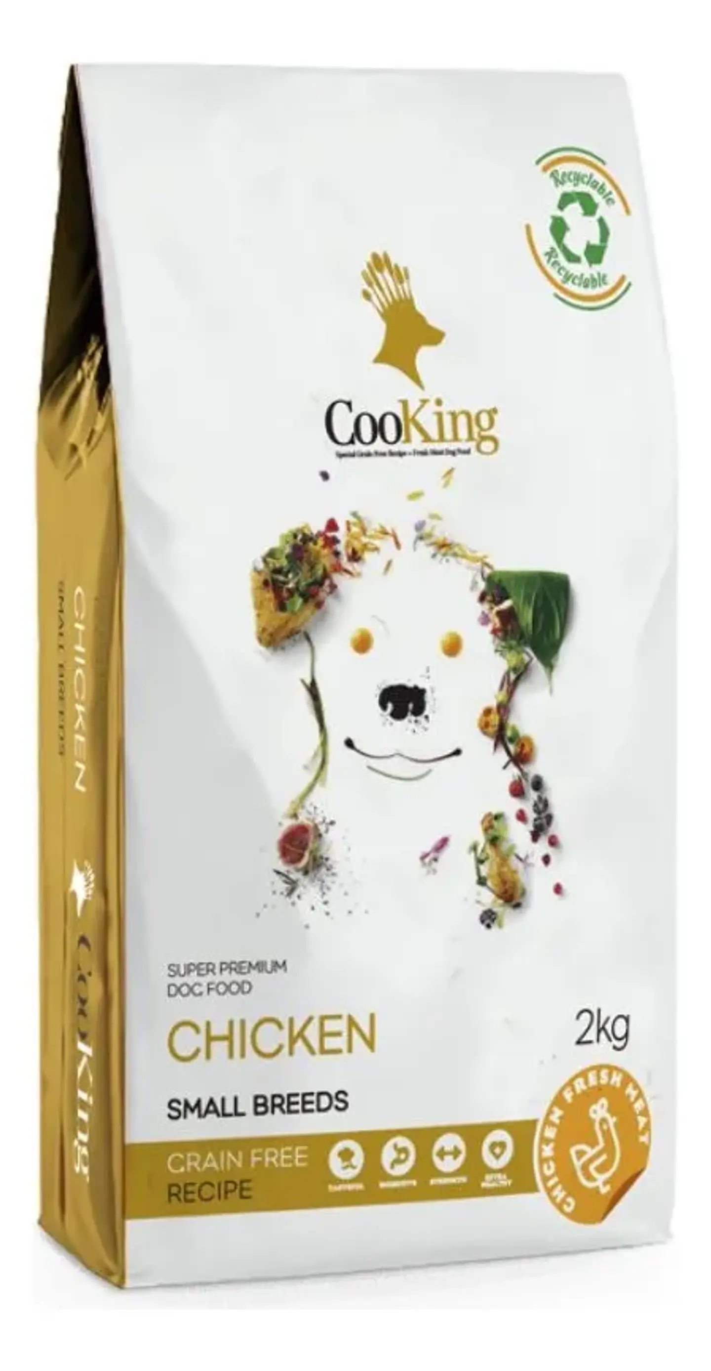 COOKING DOG ADULTO SMALL BREEDS POLLO 2 KG 1