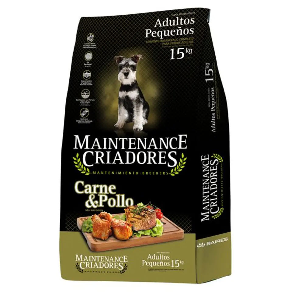 CRIADORES MANTENCION ADULTO RAZA PEQUEÑA 15 KG 1