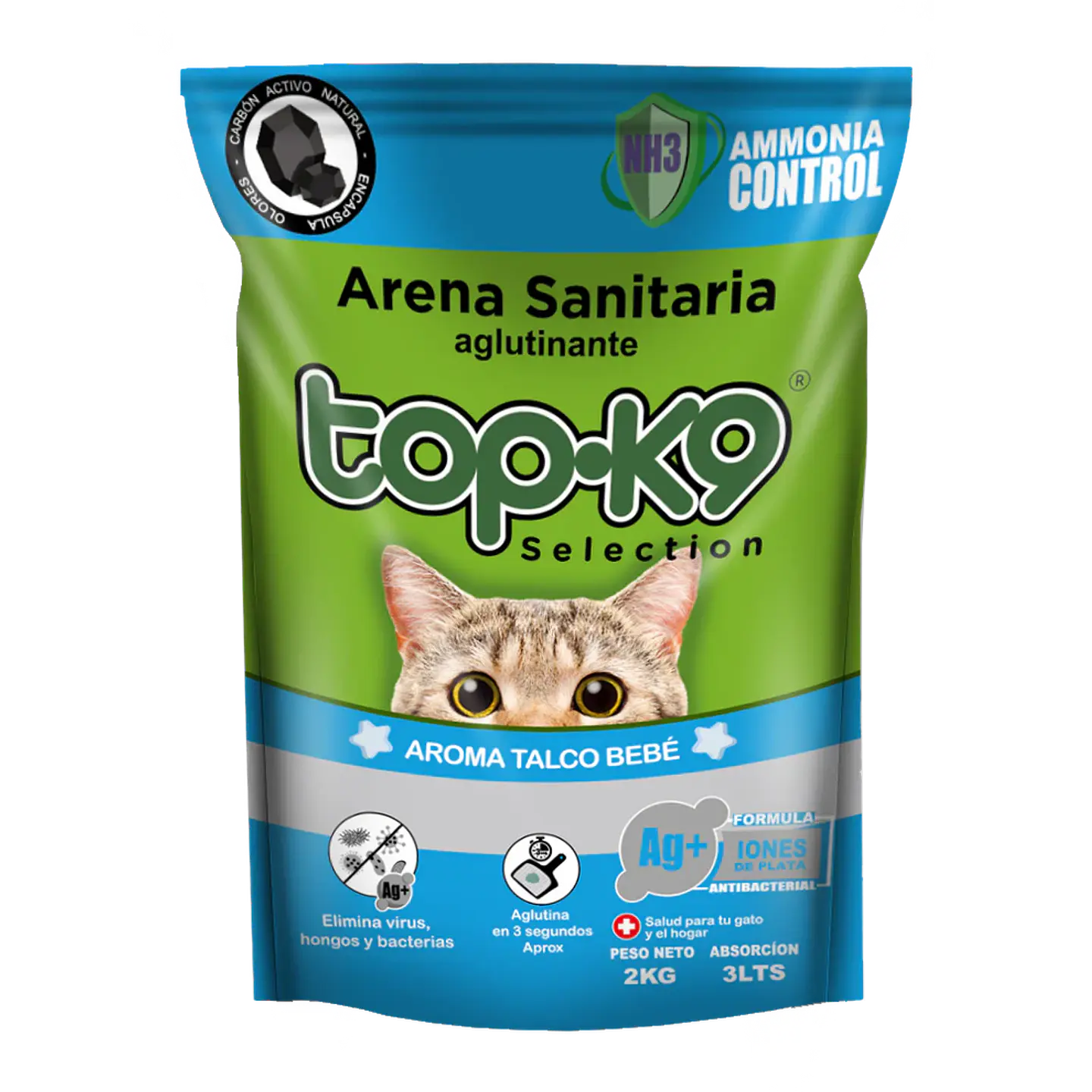 TOPK9 AGLUTINANTE IONES DE PLATA 2 KG 3
