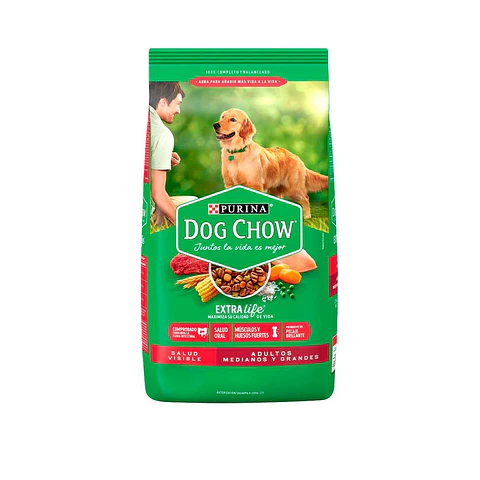 DOG CHOW ADULTO MEDIANO Y GRANDE 16.5 KG
