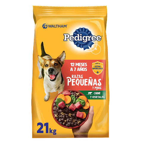 PEDIGREE ADULTO RAZA PEQUEÑA 21 KG
