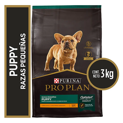 PRO PLAN PUPPY RAZA PEQ 3 KG