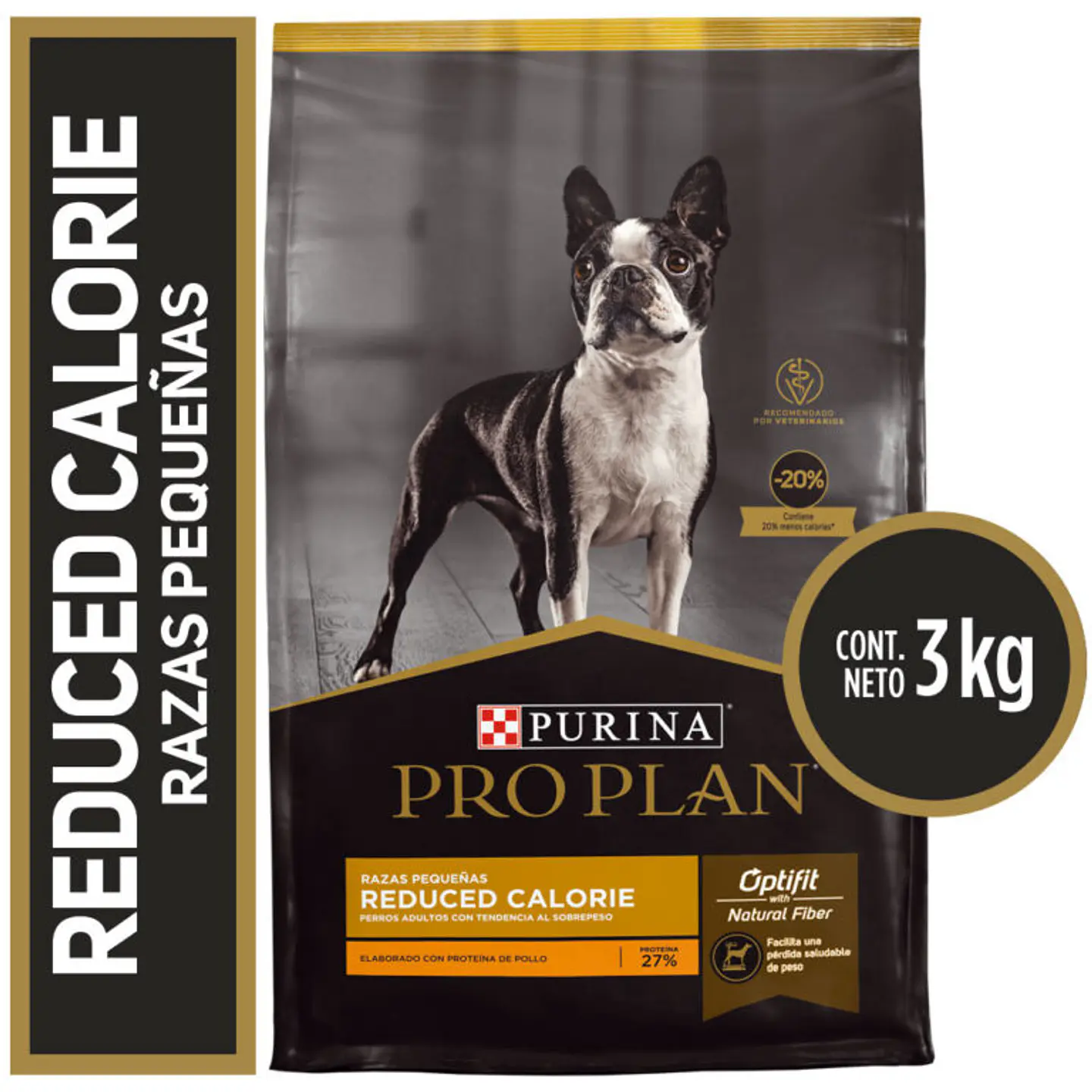 PRO PLAN REDUCED CALORIE AD. RAZA PEQ. 3 KG 1