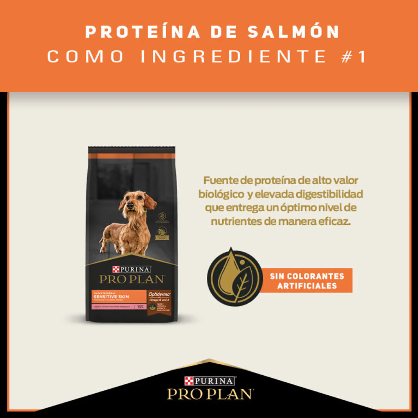 PRO PLAN SENSITIVE SKIN ADULTO RAZA PEQUEÑA 3 KG SALMON 2
