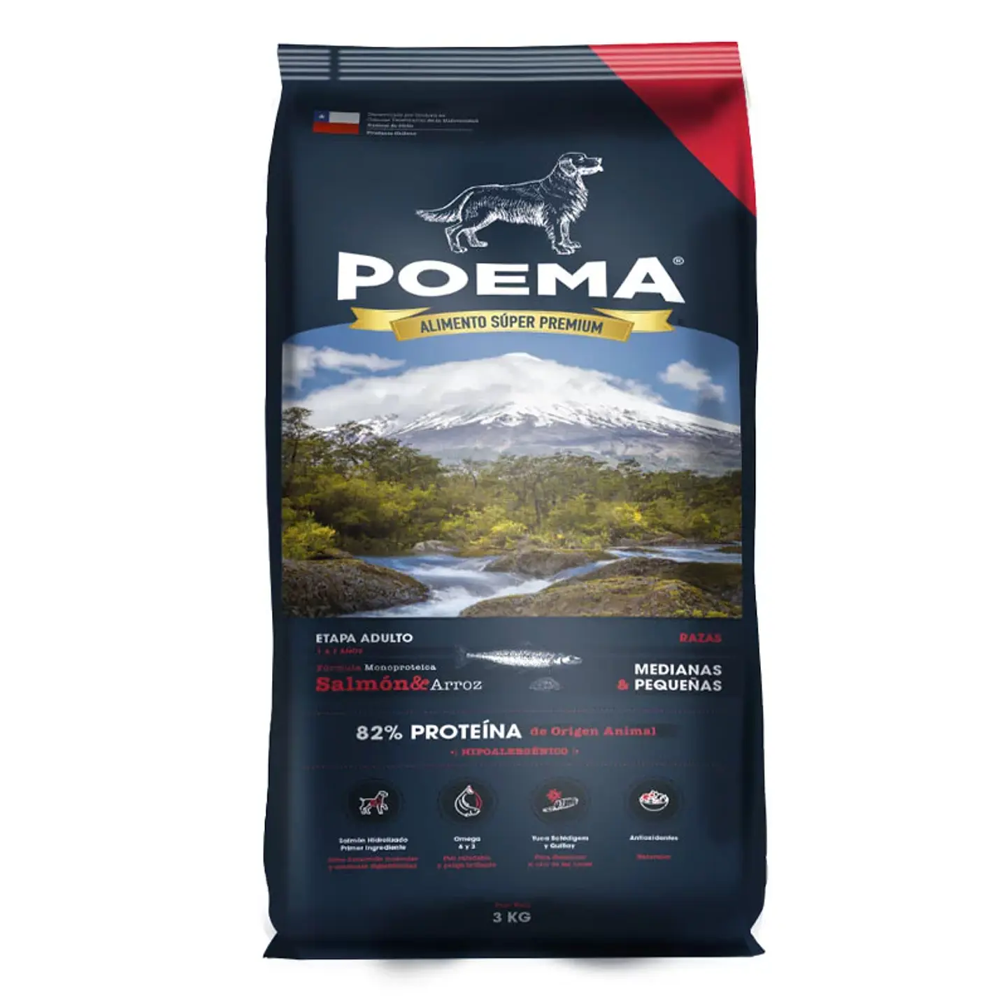 POEMA PERRO ADULTO PEQUEÑO Y MEDIANO 3 KG 2