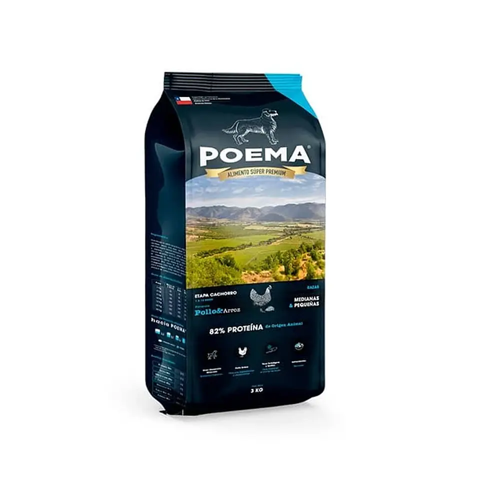 POEMA PERRO CACHORRO PEQUEÑO Y MEDIANO 3 KG 1