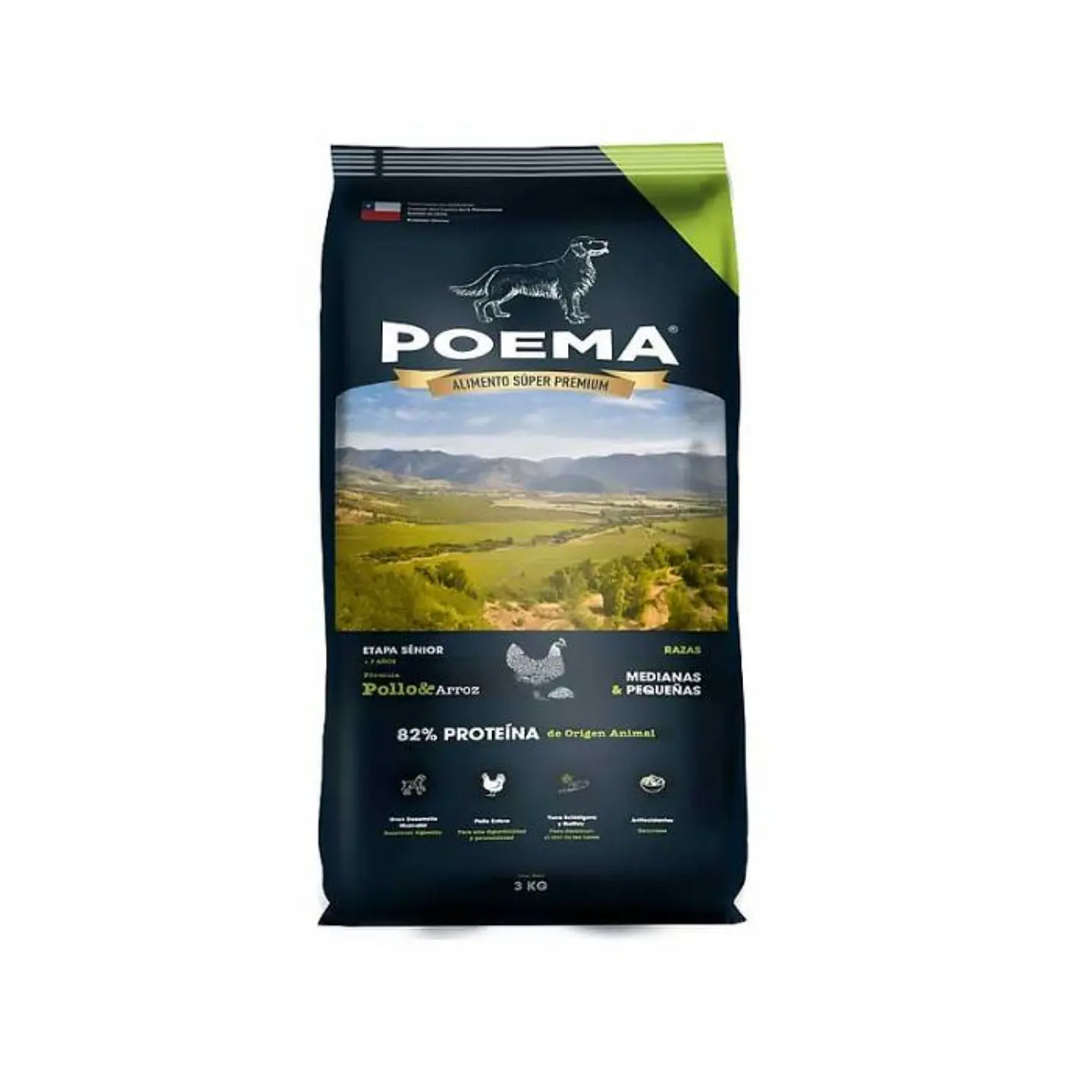 POEMA PERRO SENIOR PEQUEÑO Y MEDIANO 3 KG 1