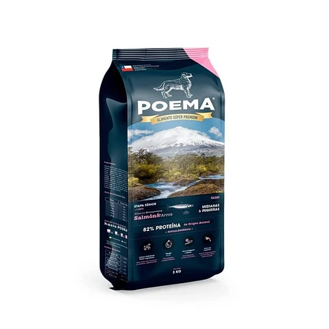 POEMA PERRO SENIOR PEQUEÑO Y MEDIANO 3 KG