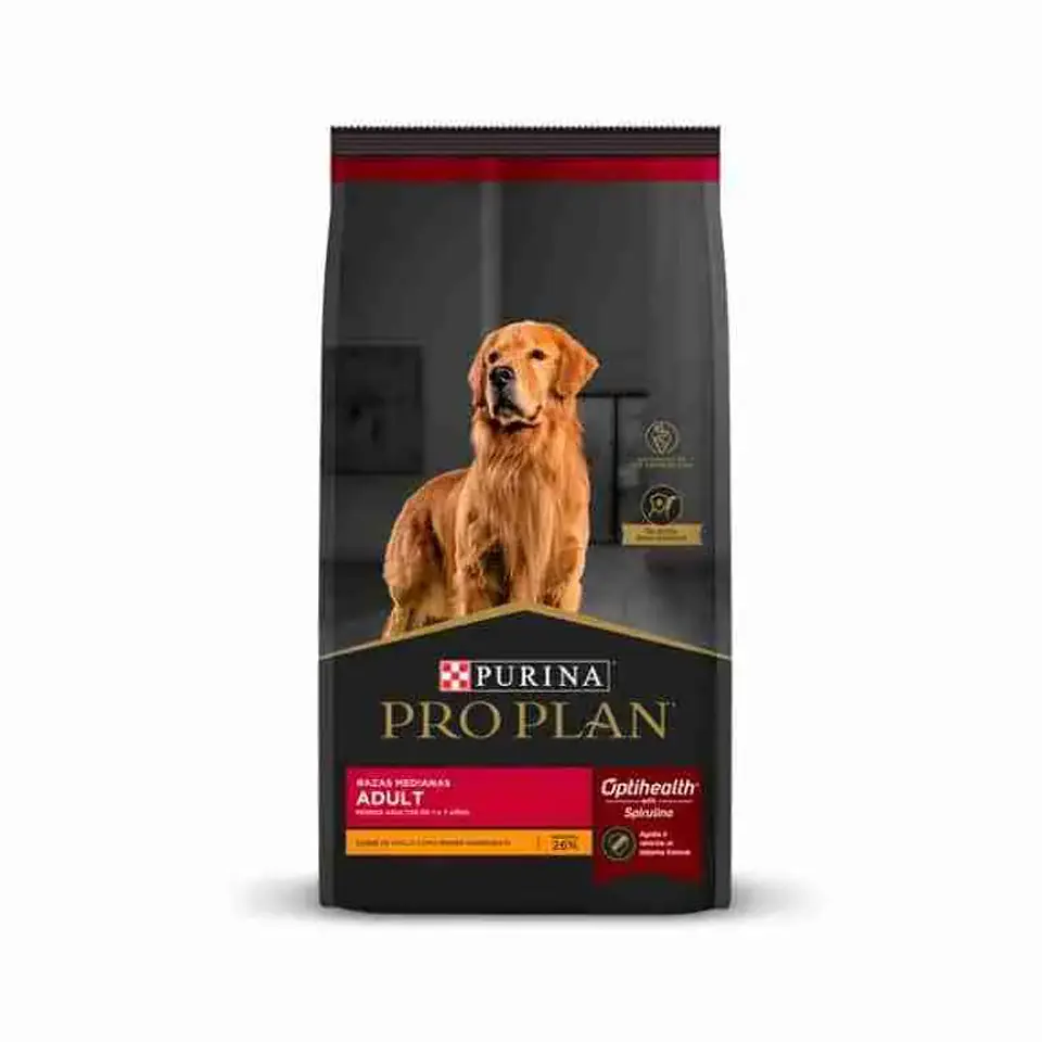 PRO PLAN ADULTO RAZA MEDIANA 12 KG 1