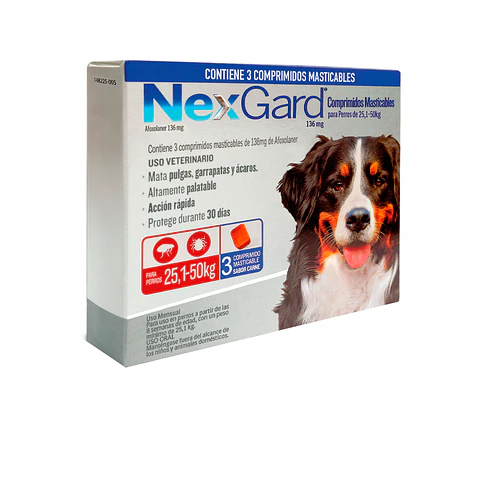 NEXGARD X3 25,1 A 50 KG