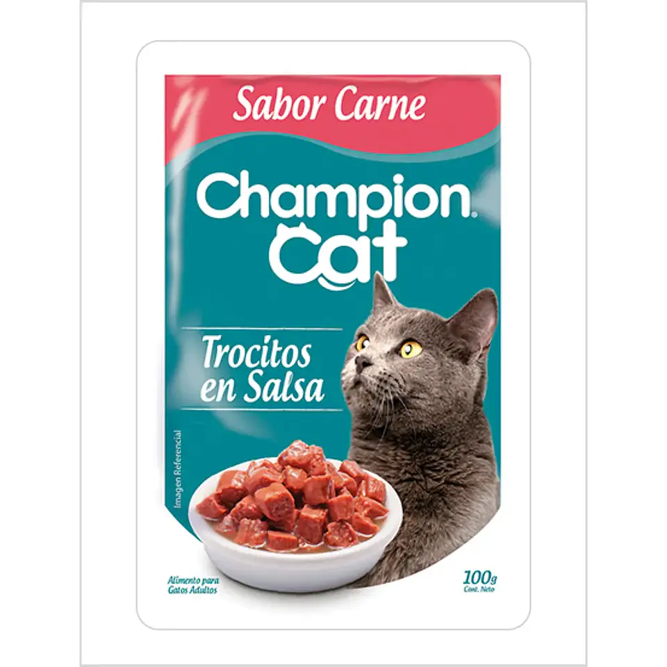 SACHET CHAMPION CAT 100 GR 1