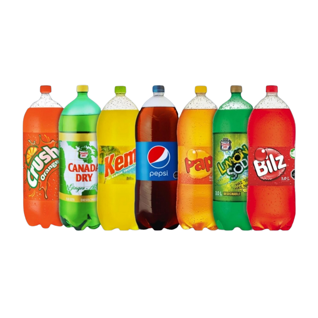 BEBIDA DE FANTASIA DESECHABLE 3LT VARIEDADES 1