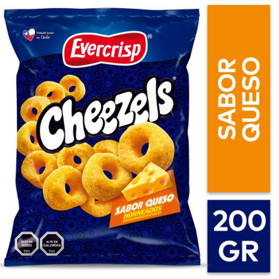 Suflés Cheezels Queso 200 g Evercrisp 1
