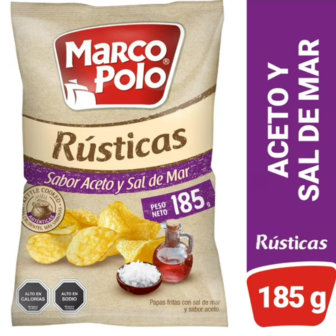 Papas Fritas Rústicas Aceto, 185 g 1