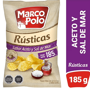 Papas Fritas Rústicas Aceto, 185 g