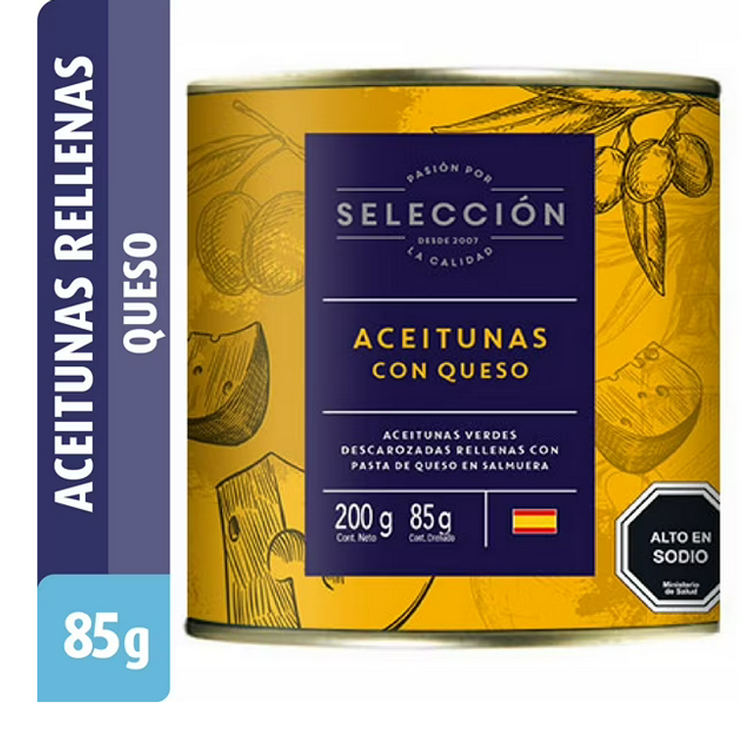 Aceitunas Rellenas Variedades Drenado 85 g - Neto 200 g 3