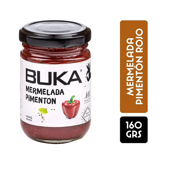 Mermelada Pimentón Rojo Frasco, 160 g 1