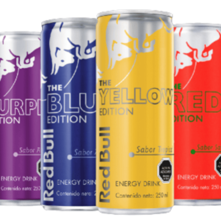 Bebida Energética Red Bull Variedades 250 ml 1