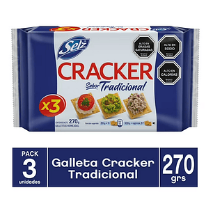 Paquete Galletas Saladas Pack 3 un, 270 g