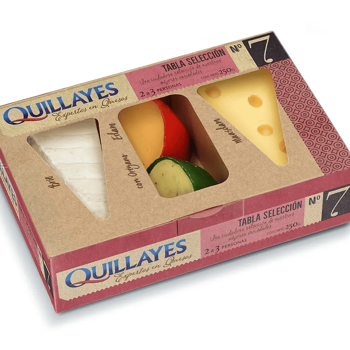 Tabla de quesos Quillayes N°7 250 g 1
