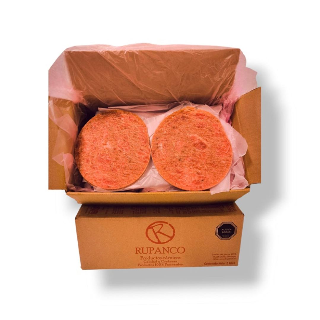 Churrasco De Vacuno Procesado Rupanco Caja 2 Kg (40x50 gr) 1