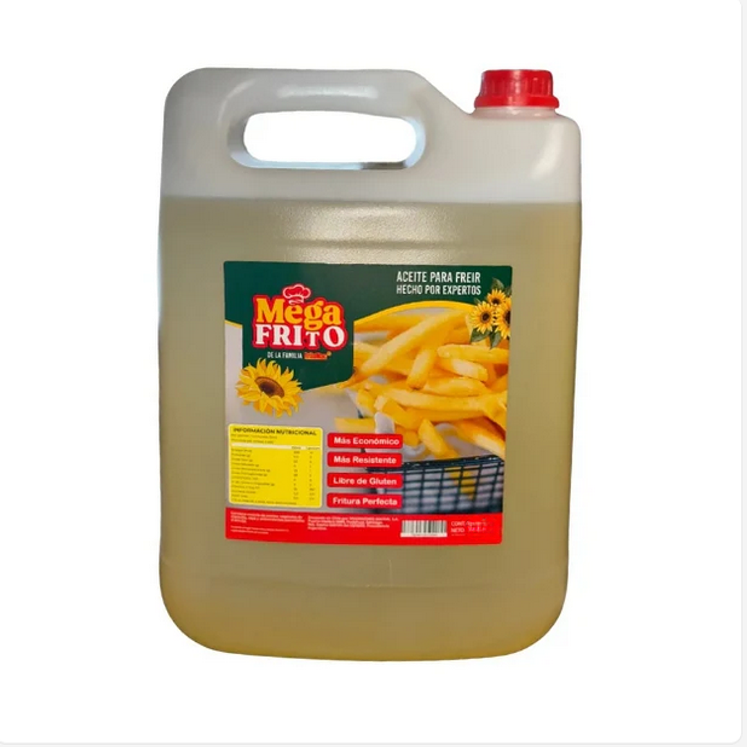 Aceite Para Freír Mega Frito – Alta Temperatura 10 L 1
