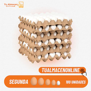 Caja de Huevos Segunda Blanco 180 U