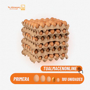 CAJA HUEVO PRIMERA CAFÉ 180U