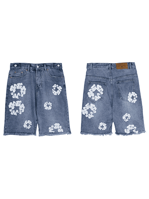 Denim Tears X Levi's Wreath Jean Shorts