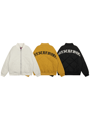 Corteiz Olde English Quilted Bomber Jacket
