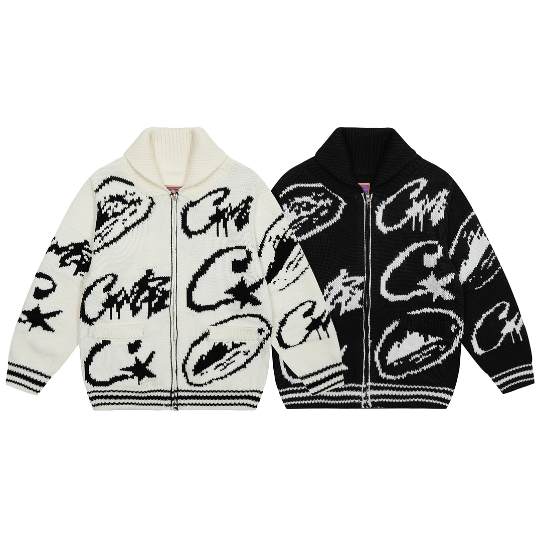 Corteiz VVS Jacquard Knit Zip 1