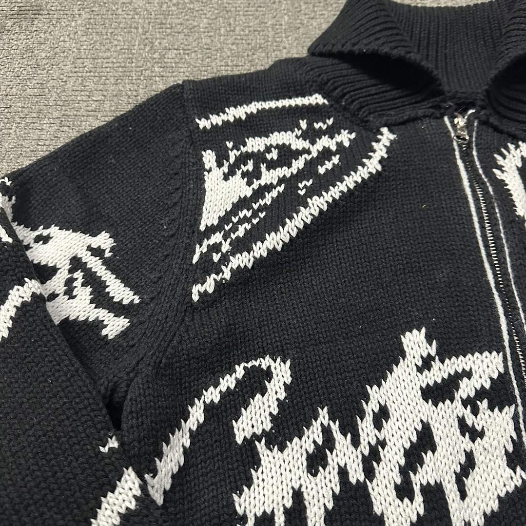 Corteiz VVS Jacquard Knit Zip 16