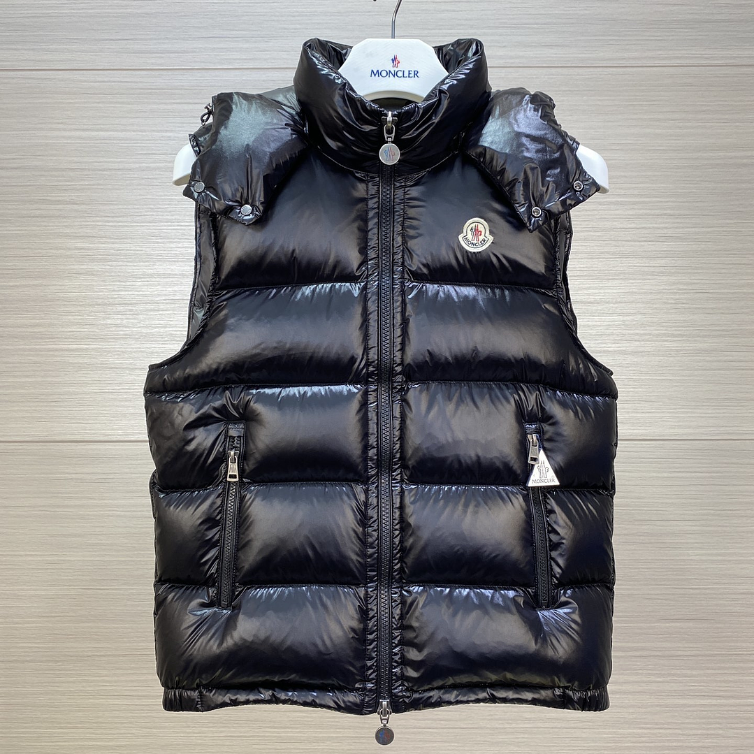 Moncler Shiny Black Puffer 1