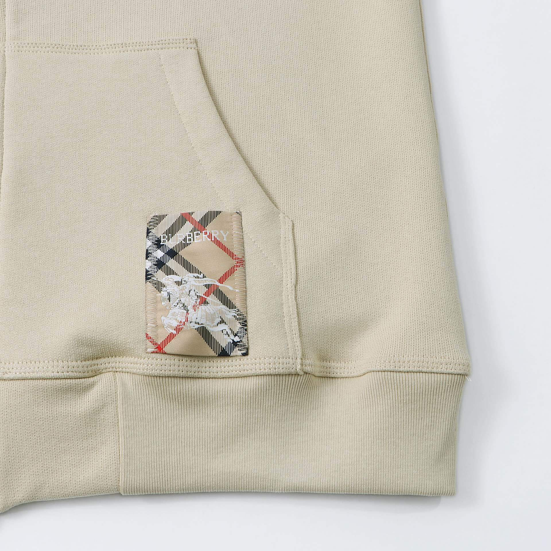 Burberry Check Label Hoodie 8