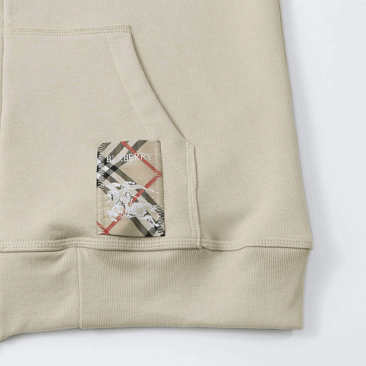 Burberry Check Label Hoodie 8