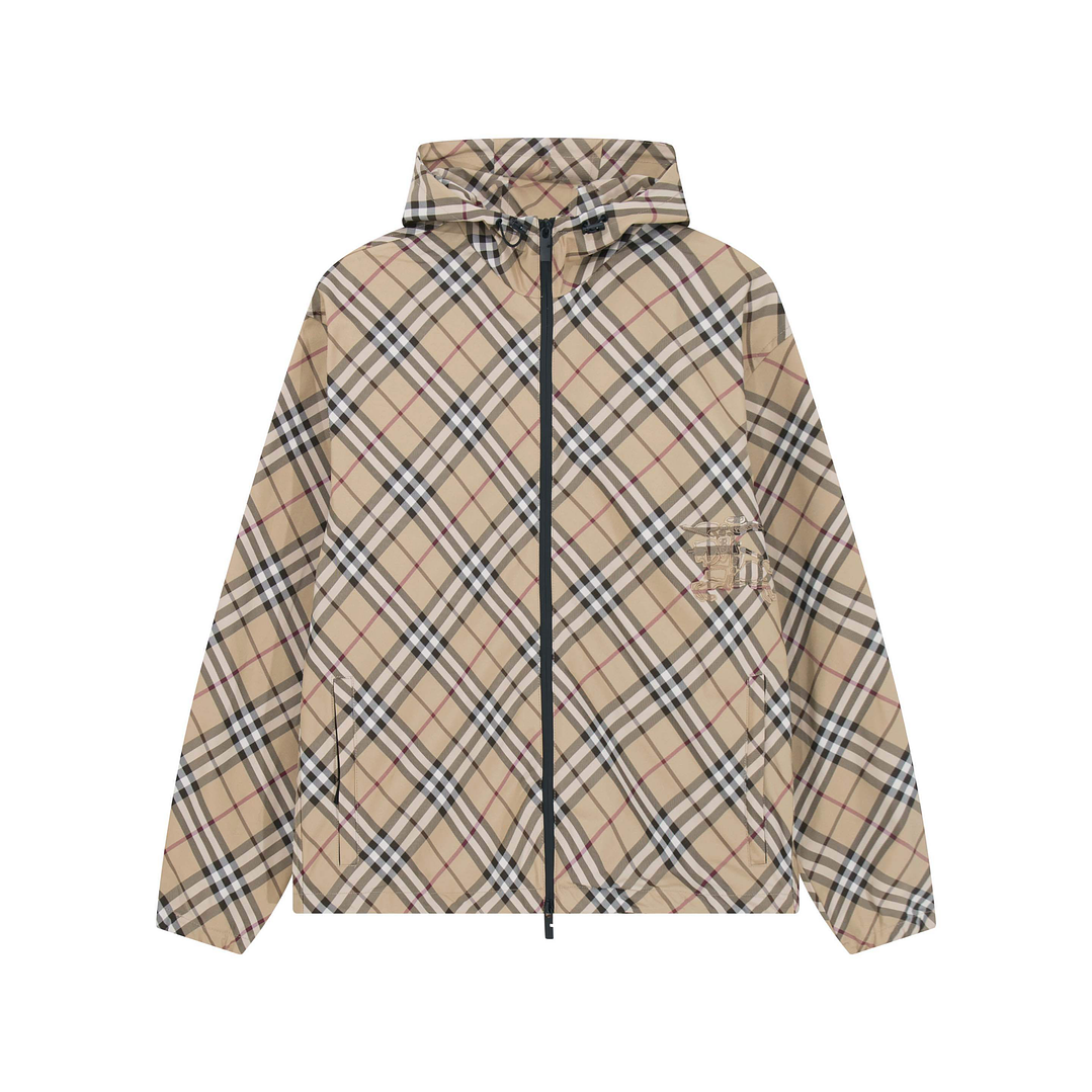 Burberry  Check twill jacket 1