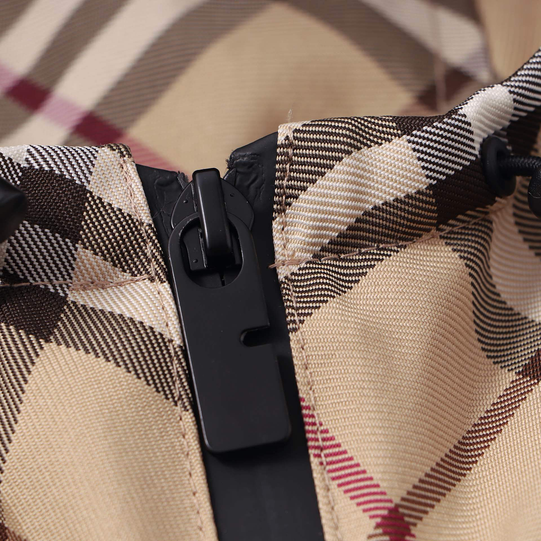 Burberry  Check twill jacket 4