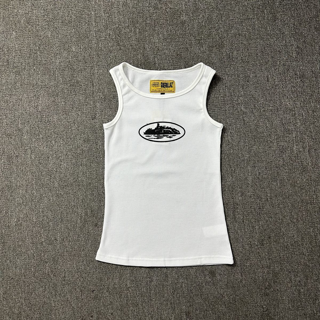 Corteiz Alcatraz Tank Top 'Heather Grey' 4